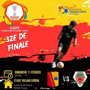 32e de finale de la coupe de Bourgogne Franche-Comté