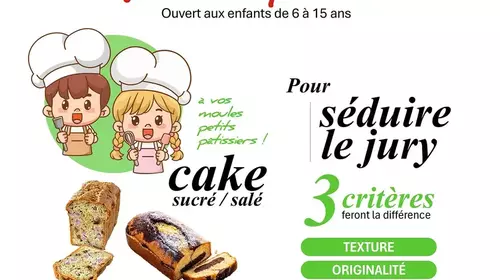 Concours des enfants : cakes sucrés/salés