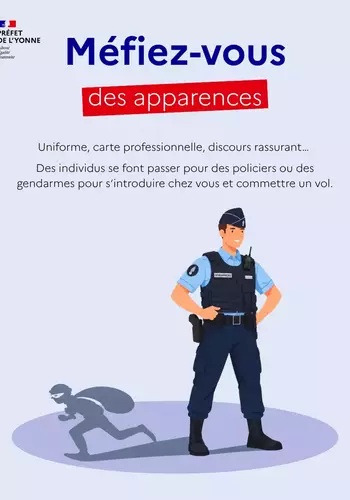 Méfiez-vous des apparences : faux policiers/gendarmes